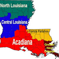 Map of Louisiana