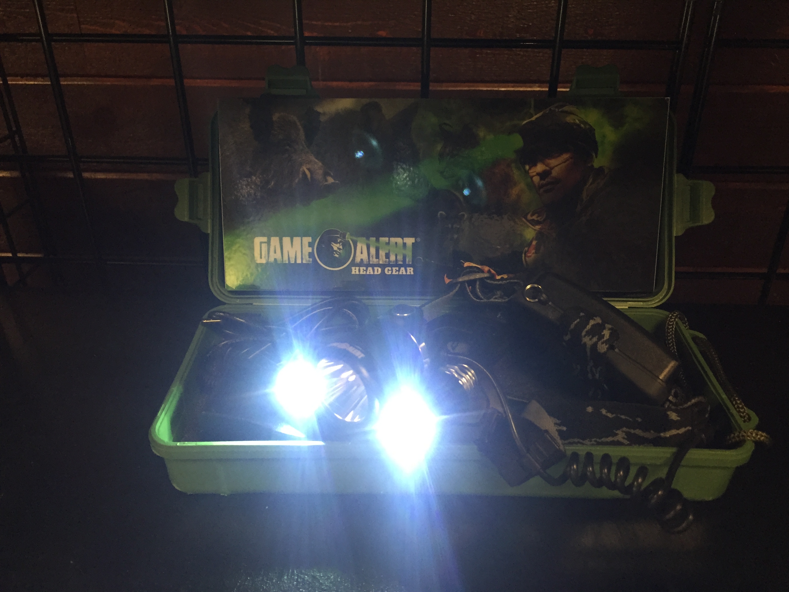 Game Alert Dual Beam Green White Headlamp Kit Hogman