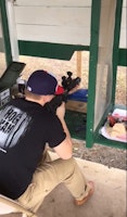 Gun range in League City, Tx sighting in the AR15, getting ready for the hunt. Bring on the hogs, bring on the night!
